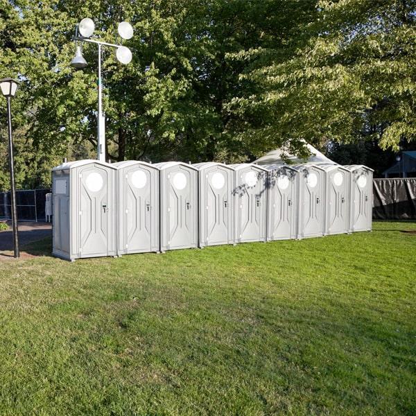 our crew frequently cleans and services the special event porta potties to ensure they are clean and hygienic throughout the event